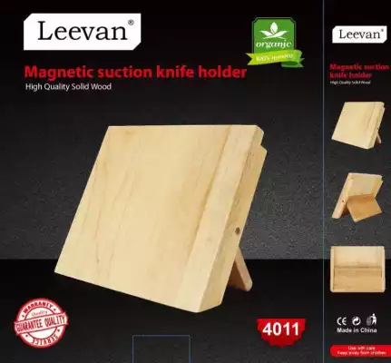 Магнитная подставка для ножей Leevan 4011, дерево